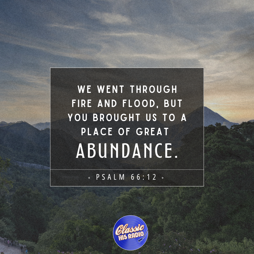 Psalm 66:12 - Verse of the Day