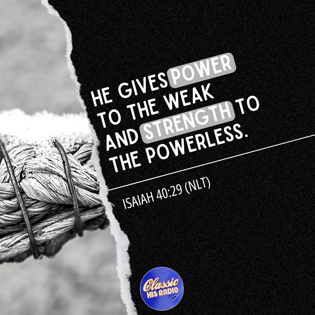 Isaiah 40:29 - Verse of the Day