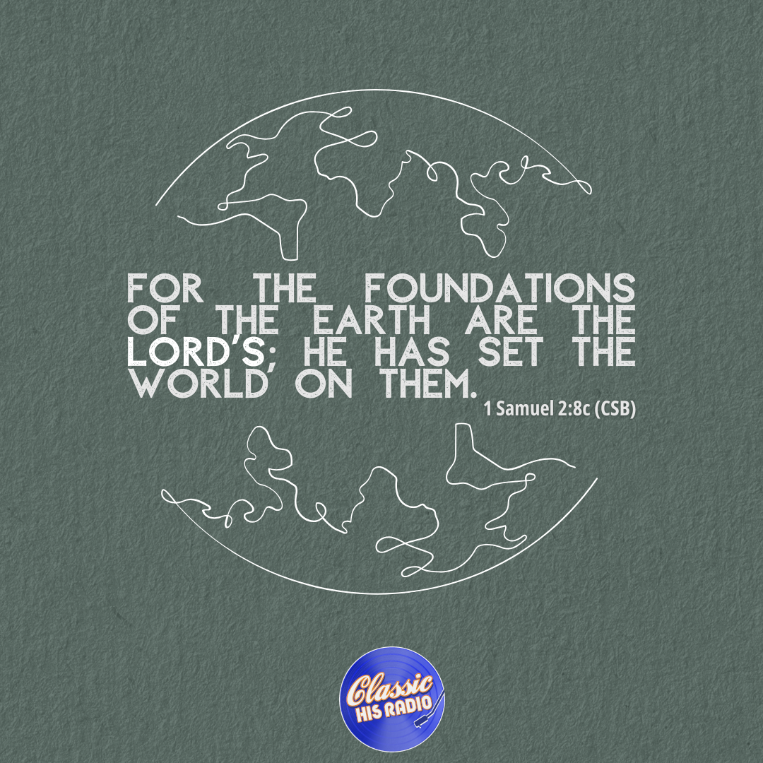 1 Samuel 2:8c - Verse of the Day