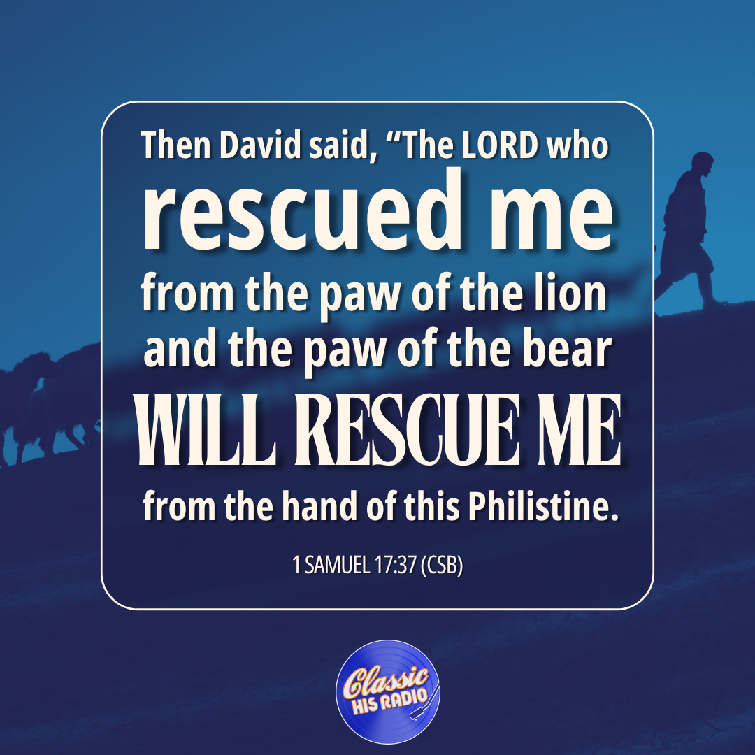 1 Samuel 17:37 - Verse of the Day