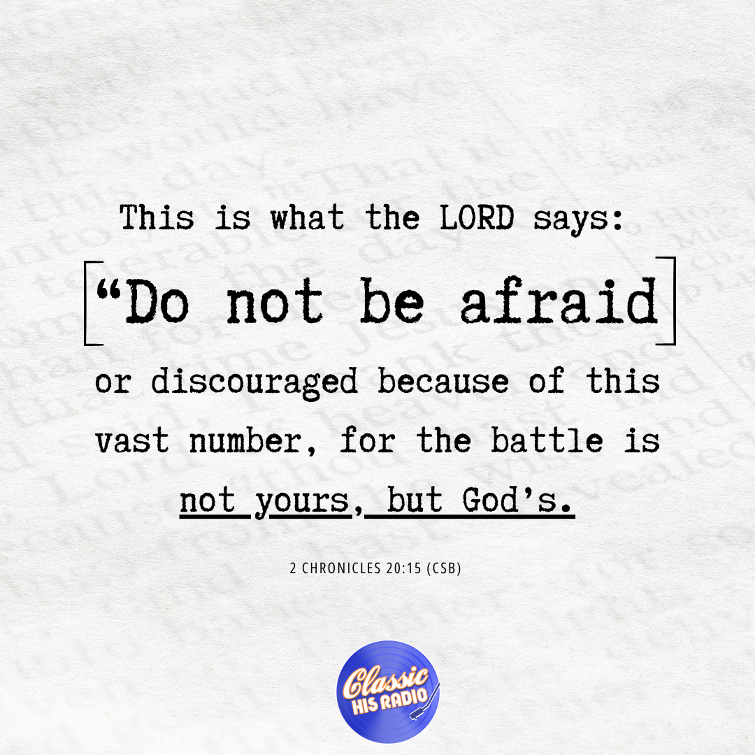 2 Chronicles 20:15 - Verse of the Day