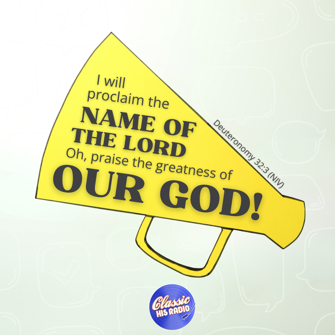 Deuteronomy 32:3 - Verse of the Day