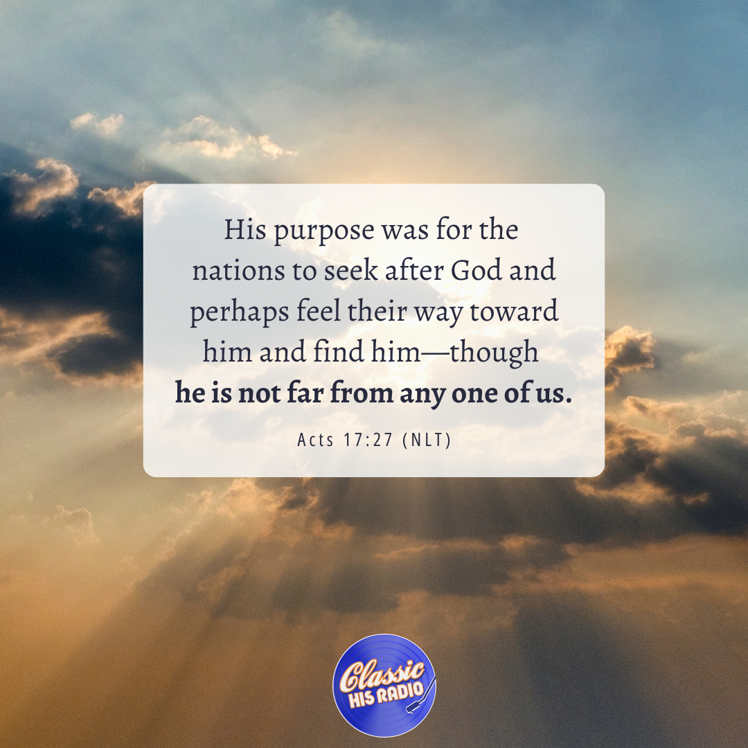 Acts 17:27 - Verse of the Day