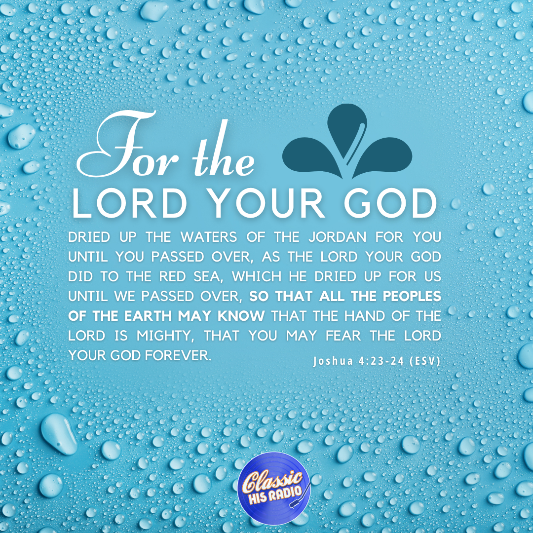 Joshua 4:23-24 - Verse of the Day