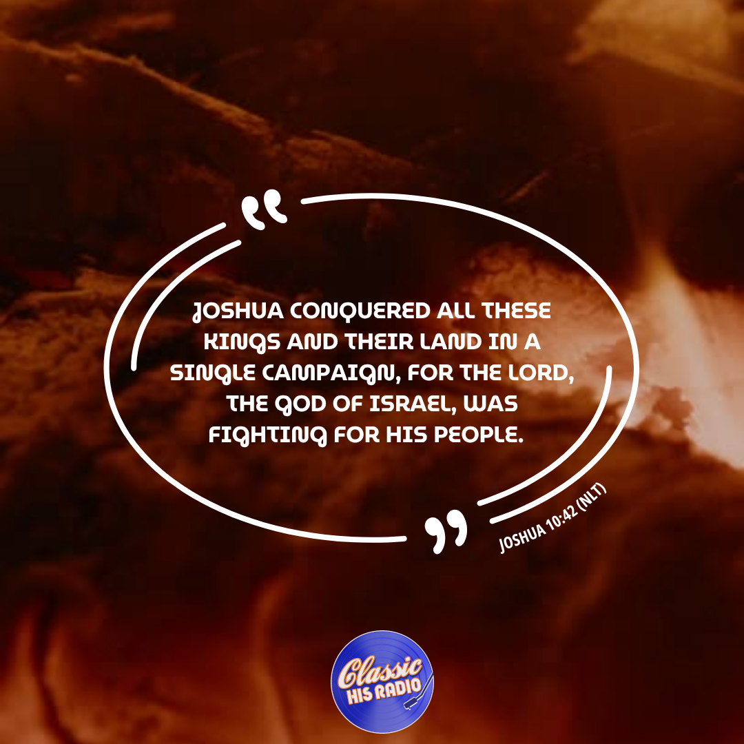 Joshua 10:42 - Verse of the Day