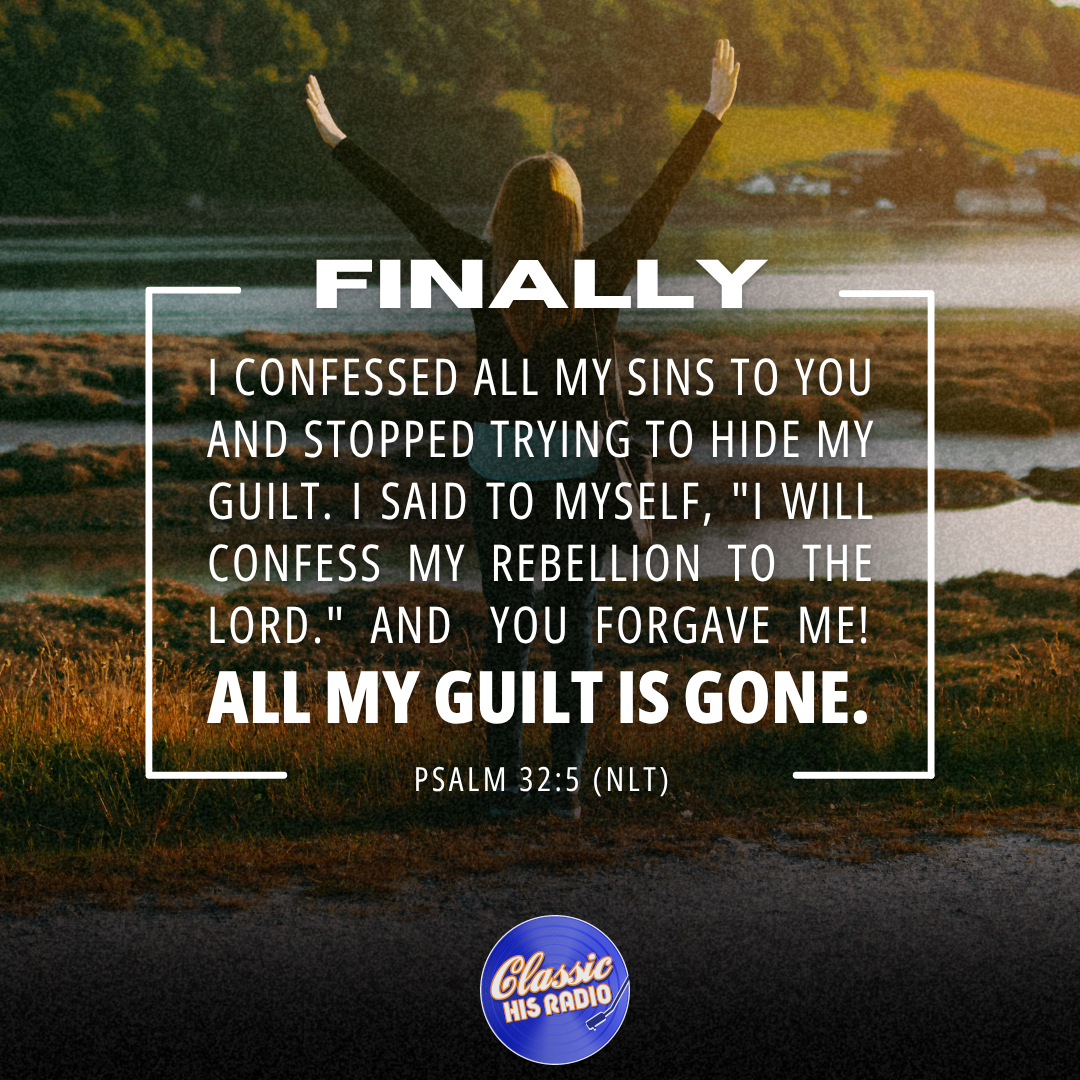 Psalm 32:5 - Verse of the Day