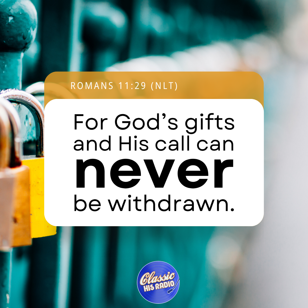 Romans 11:29 - Verse of the Day