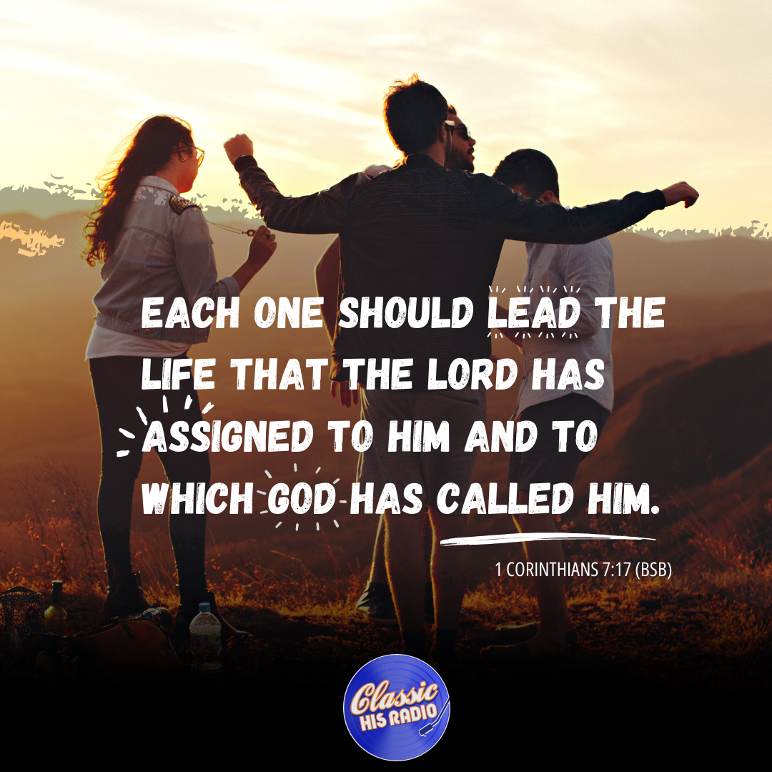 1 Corinthians 7:17 - Verse of the Day