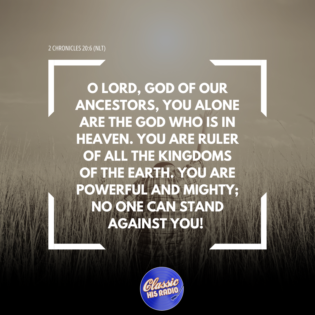 2 Chronicles 20:6 - Verse of the Day