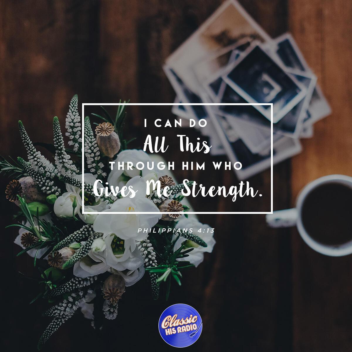 Philippians 4:13 - Verse of the Day