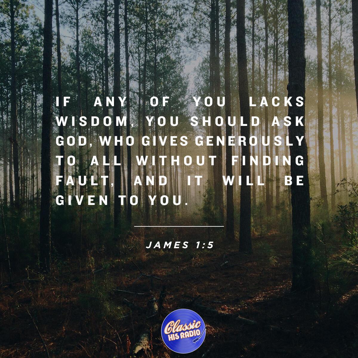 James 1:5 - Verse of the Day