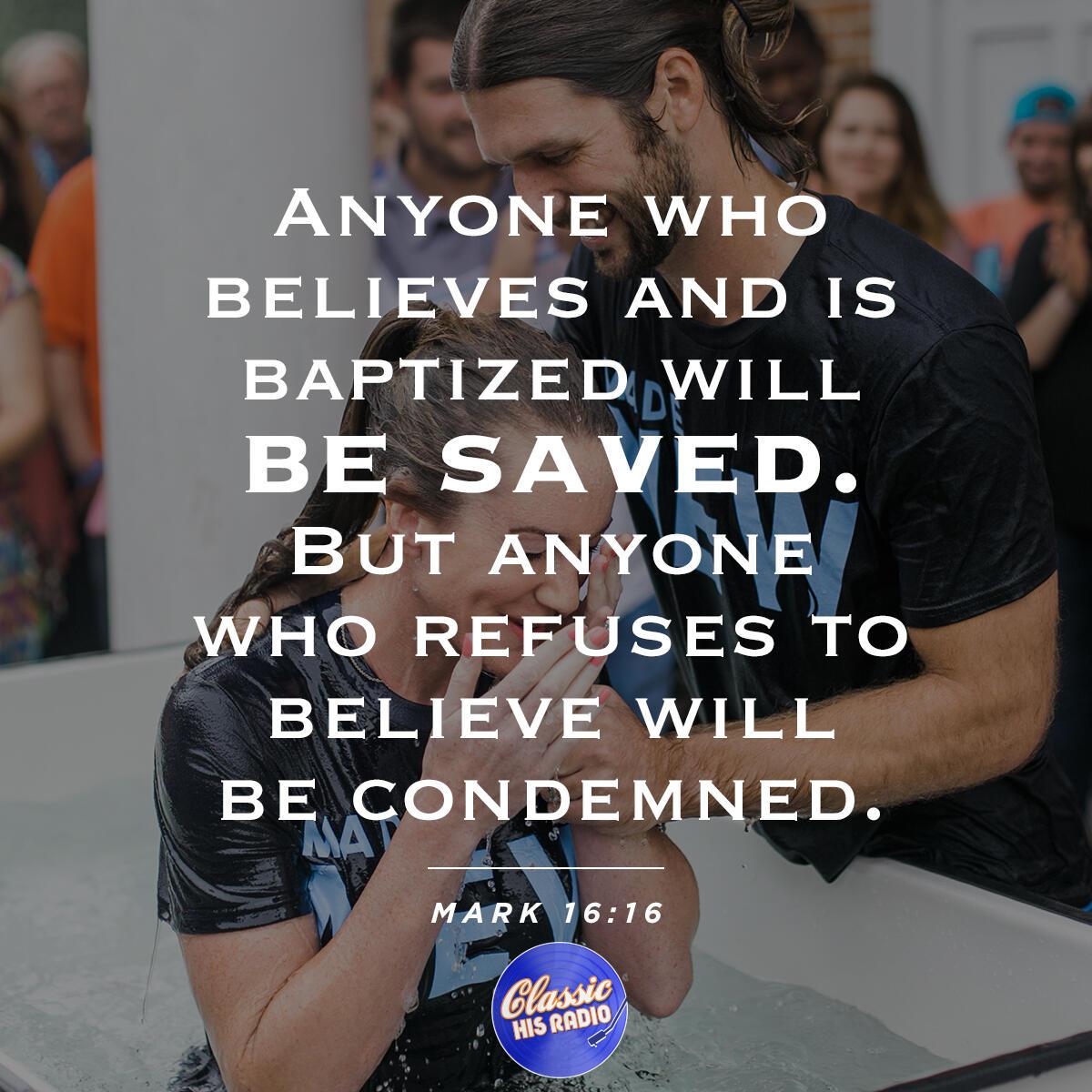 Mark 16:16 - Verse of the Day
