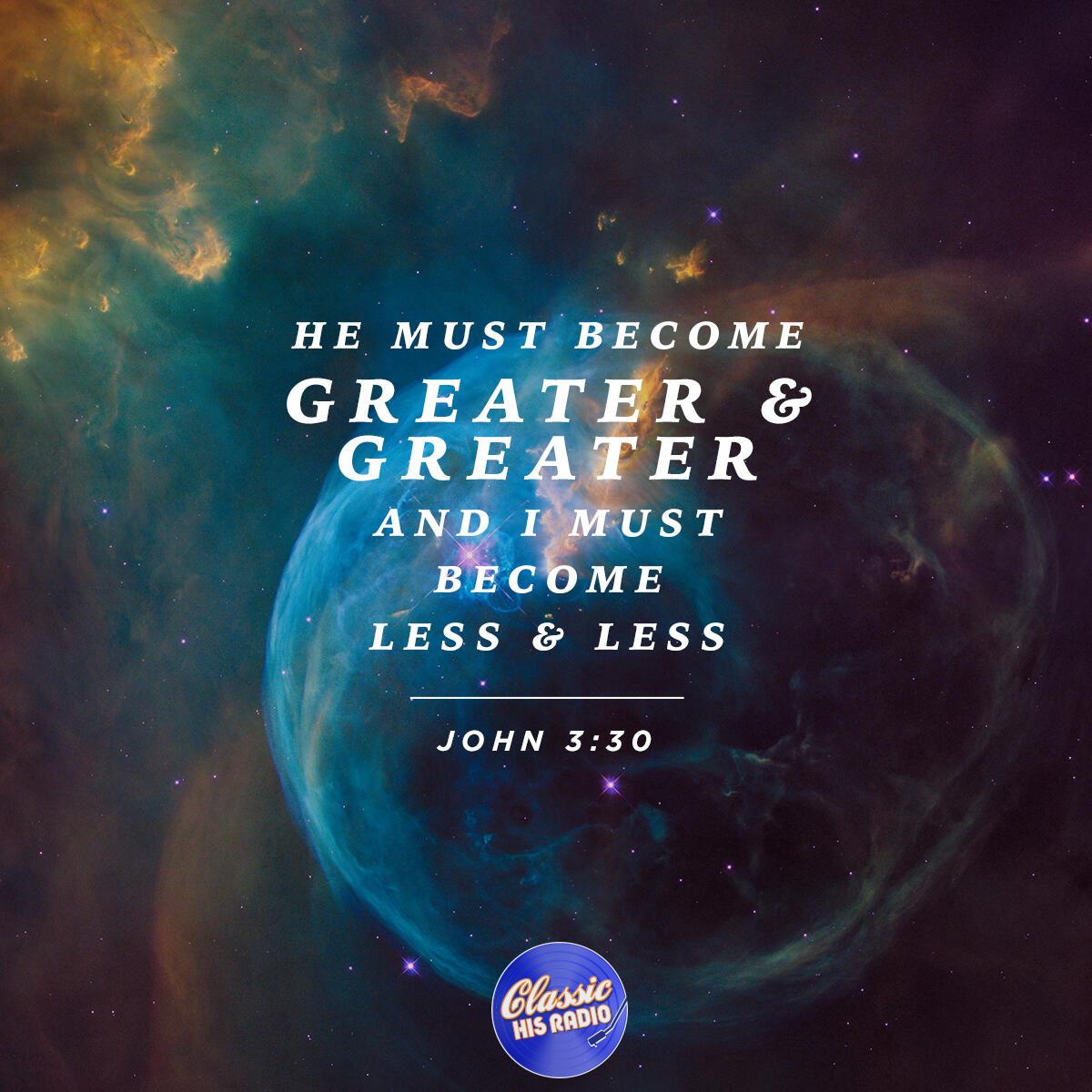 John 3:30 - Verse of the Day