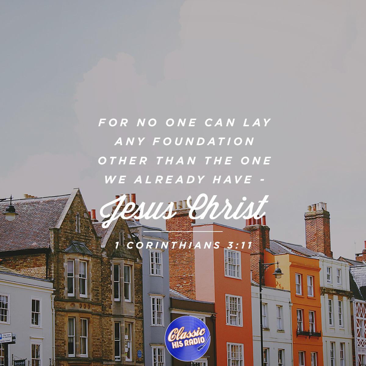 1 Corinthians 3:11 - Verse of the Day