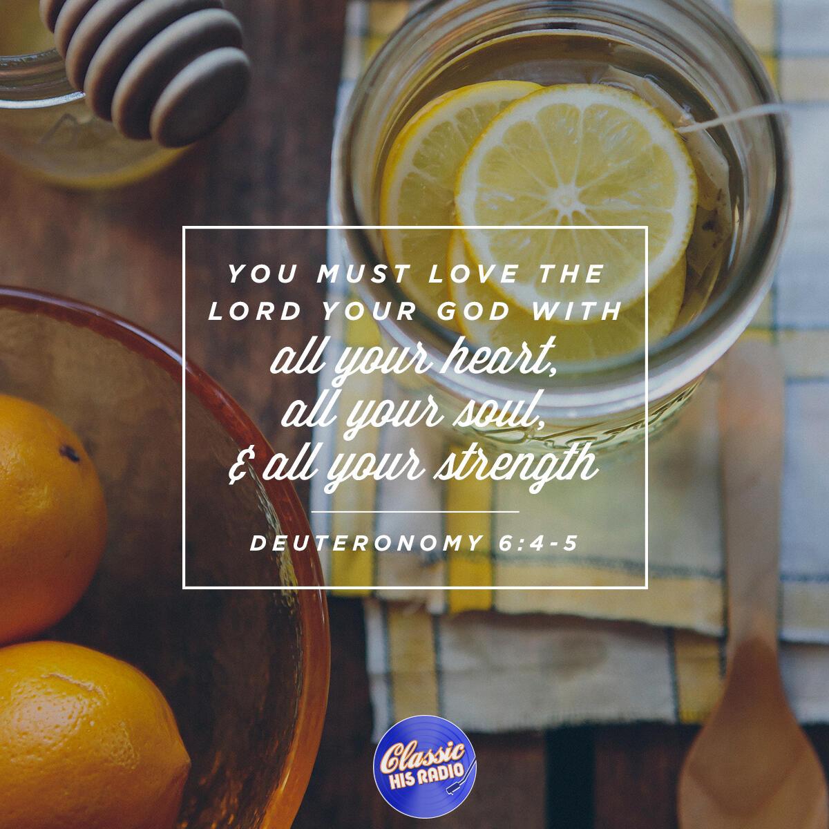 Deuteronomy 6:4-5 - Verse of the Day