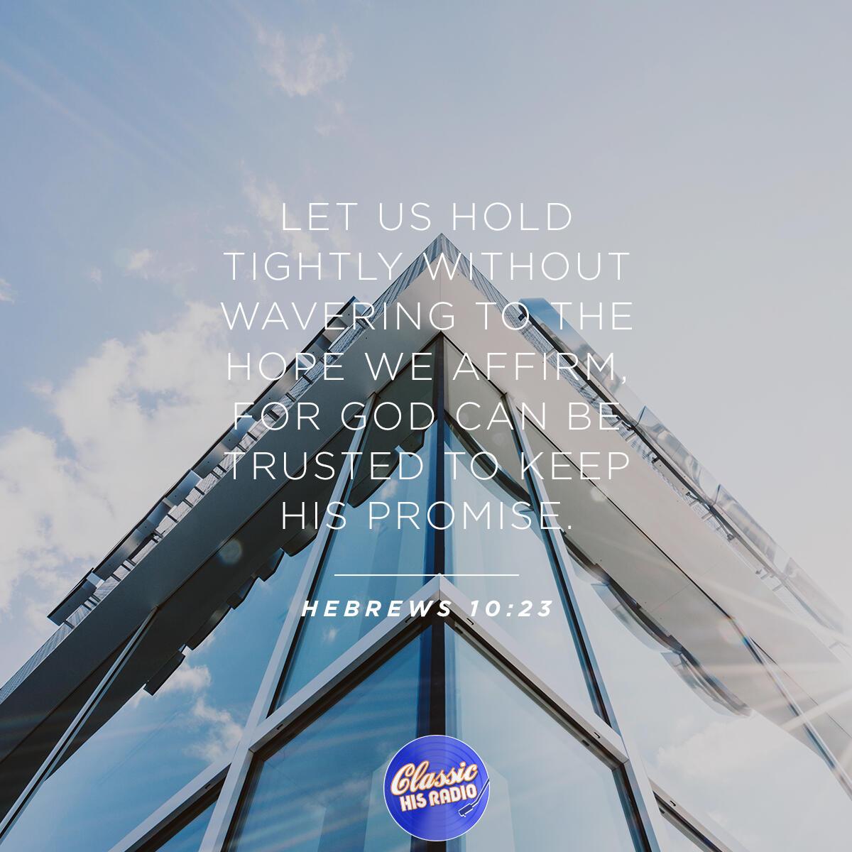 Hebrews 10:23 - Verse of the Day