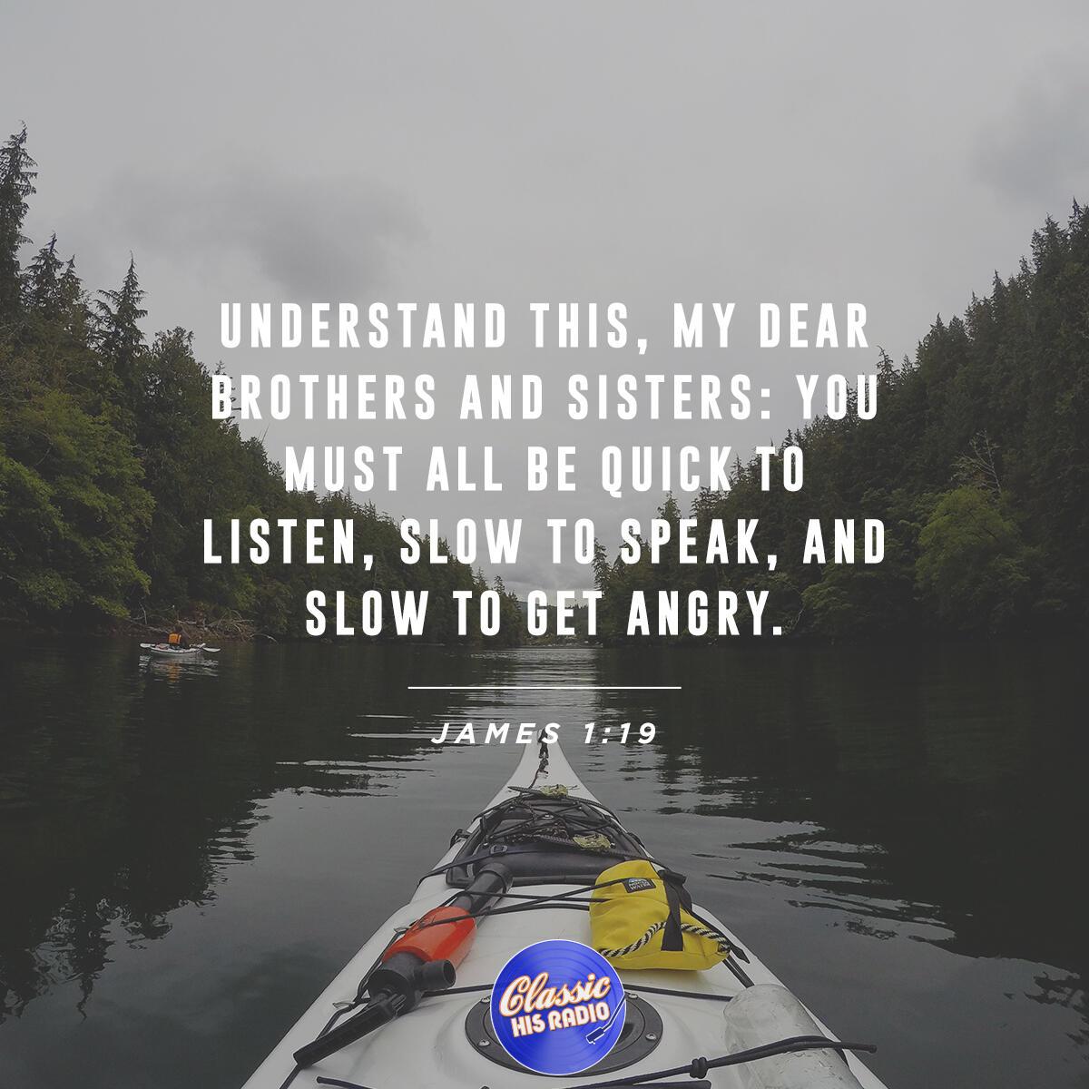James 1:19 - Verse of the Day