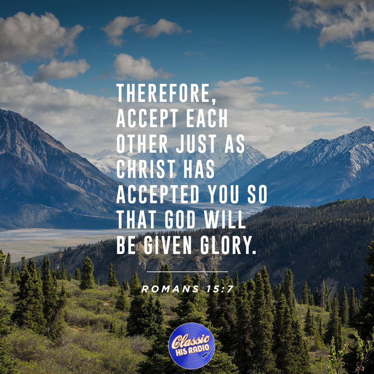 Romans 15:7 - Verse of the Day