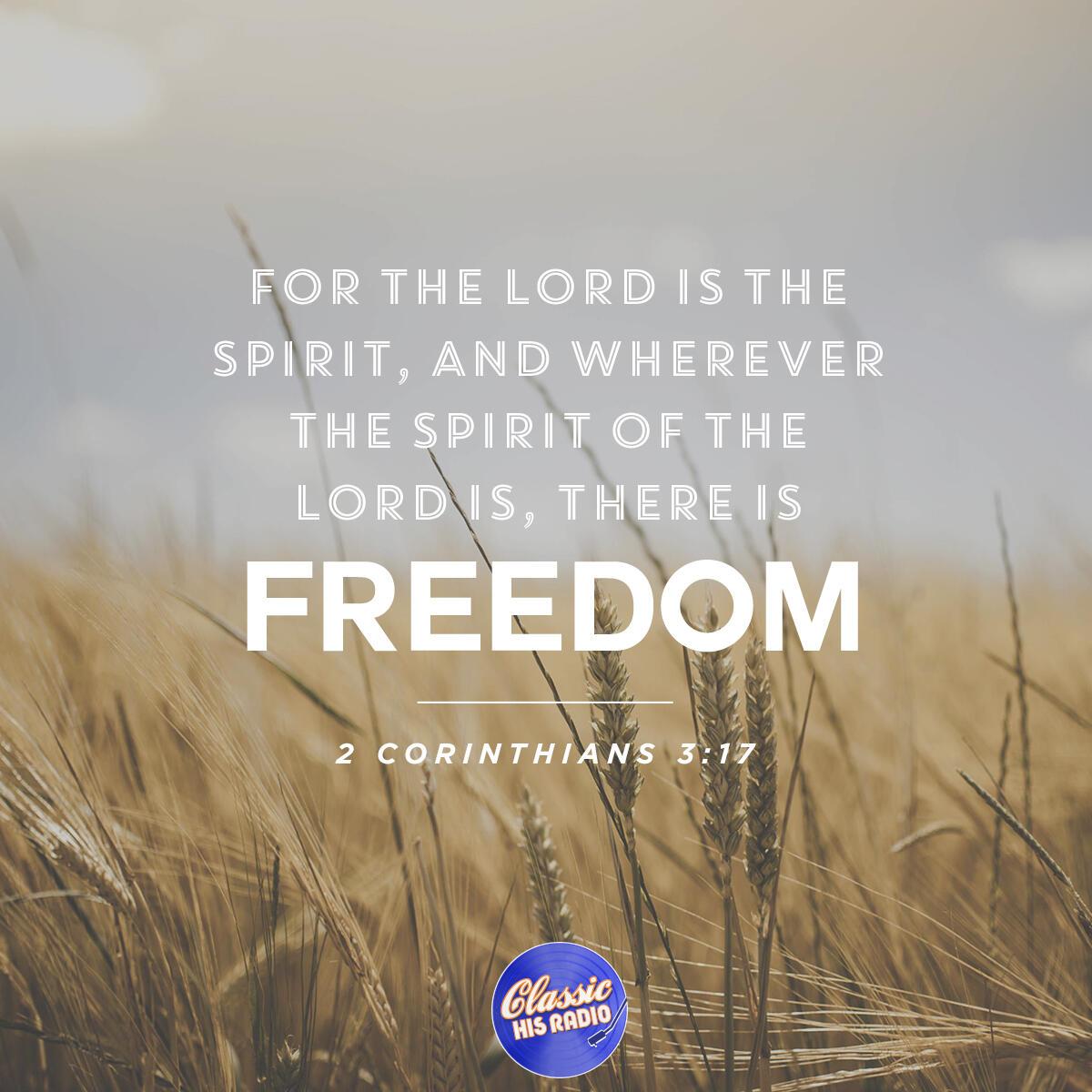 2 Corinthians 3:17 - Verse of the Day