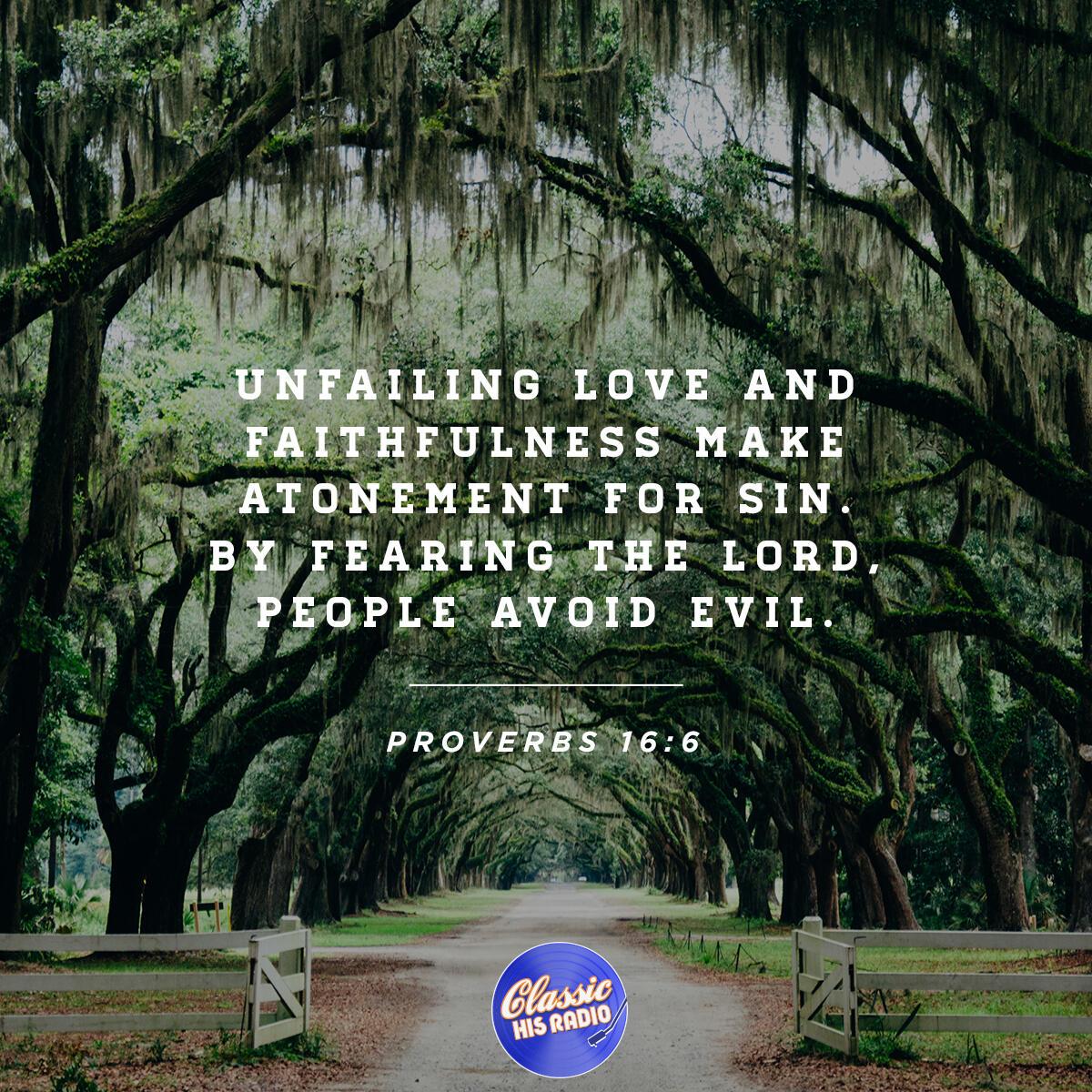 Proverbs 16:6 - Verse of the Day