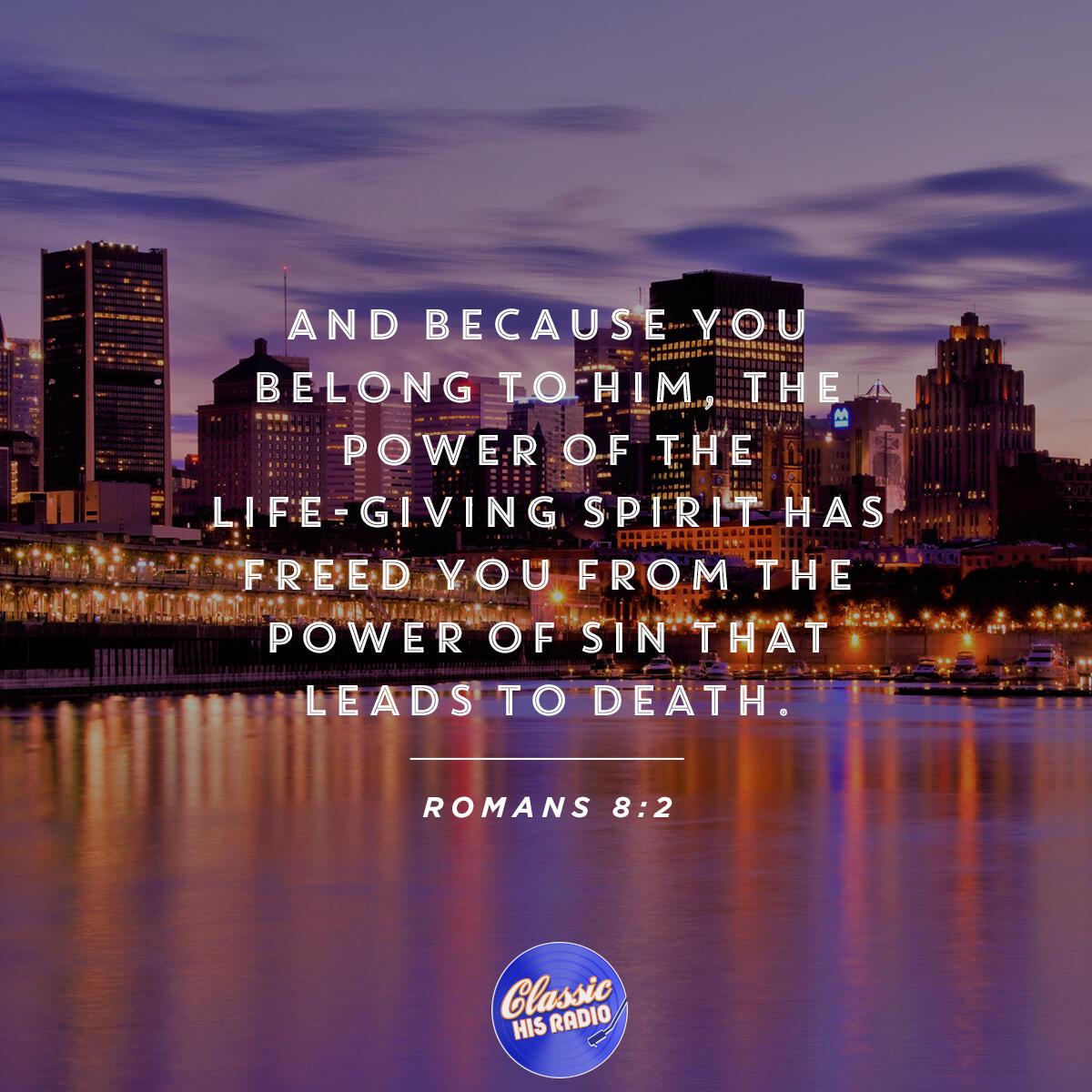 Romans 8:2 - Verse of the Day
