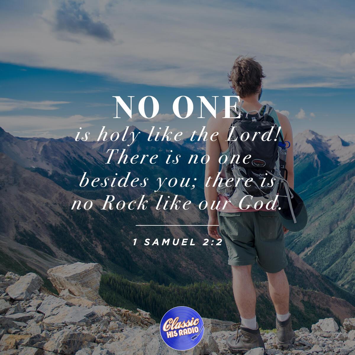 1 Samuel 2:2 - Verse of the Day