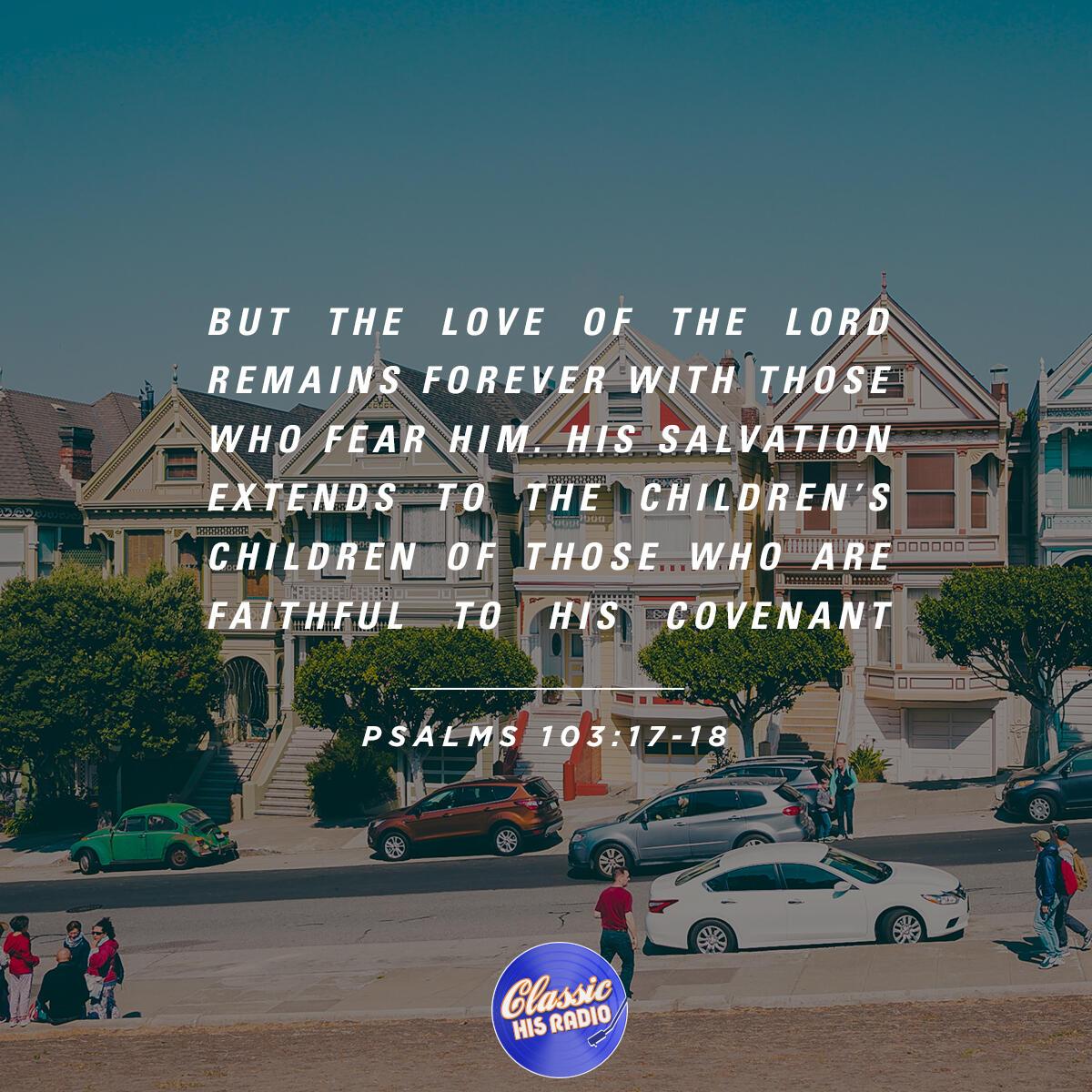 Psalms 103:17-18 - Verse of the Day