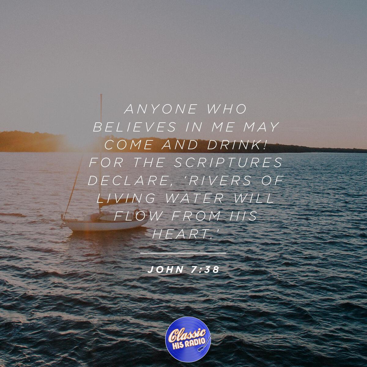 John 7:38 - Verse of the Day