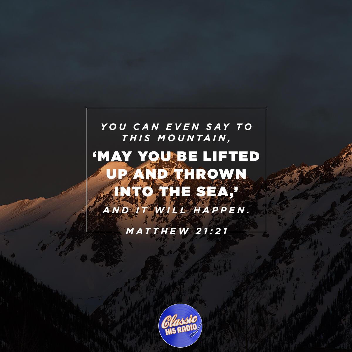 Matthew 21:21 - Verse of the Day