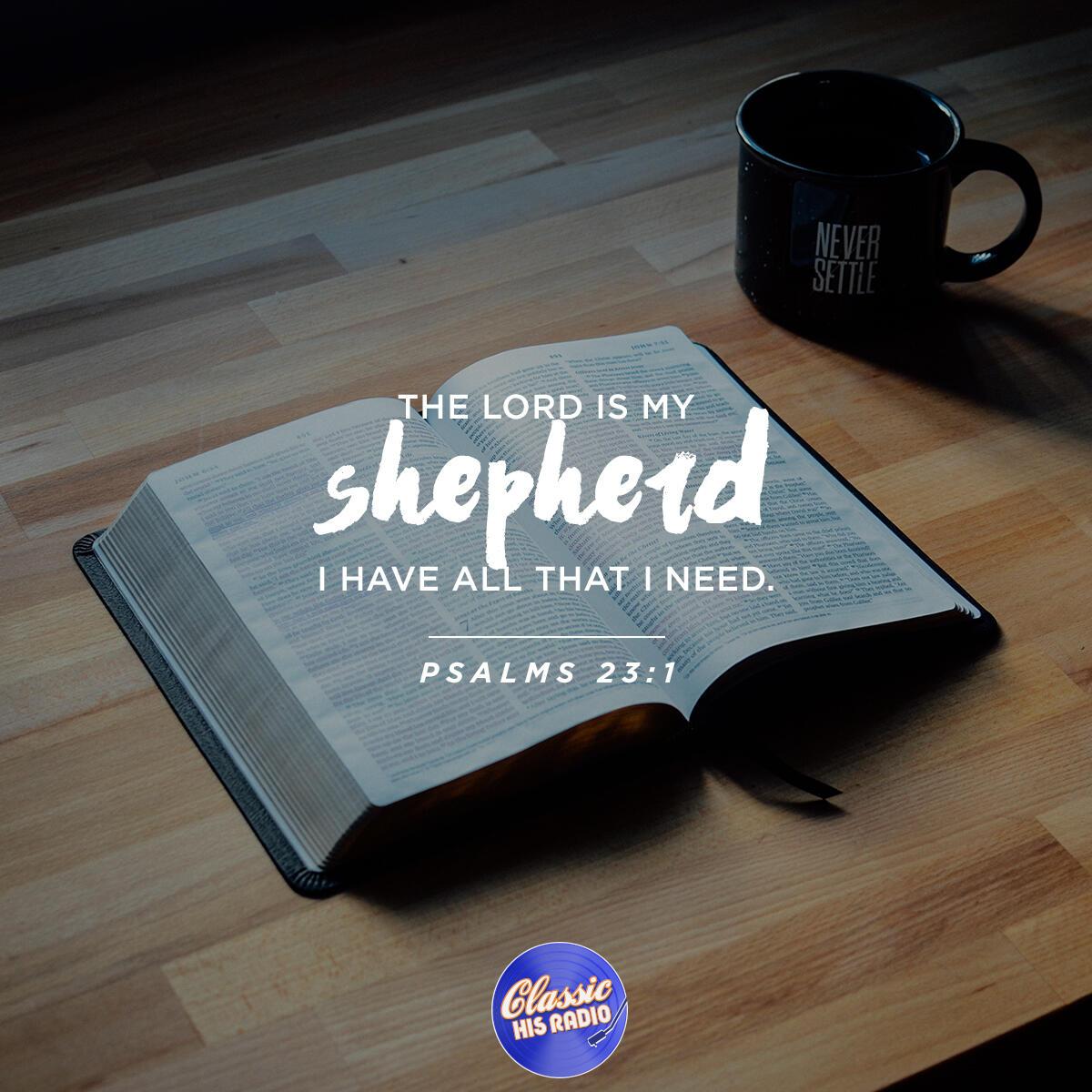 Psalms 23:1 - Verse of the Day
