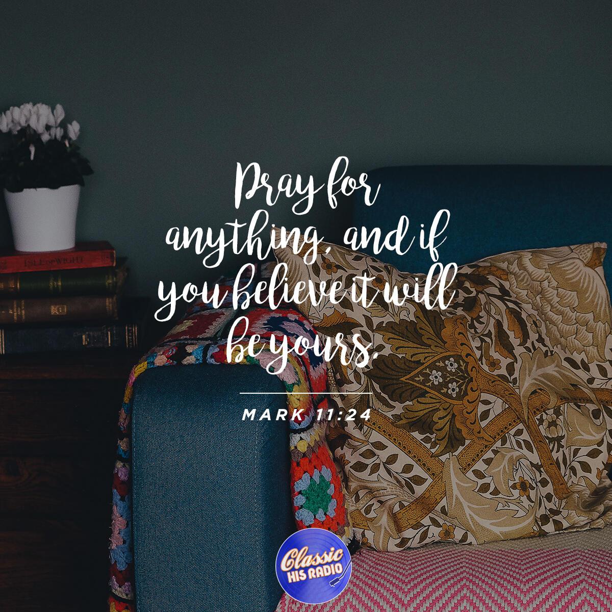 Mark 11:24 - Verse of the Day