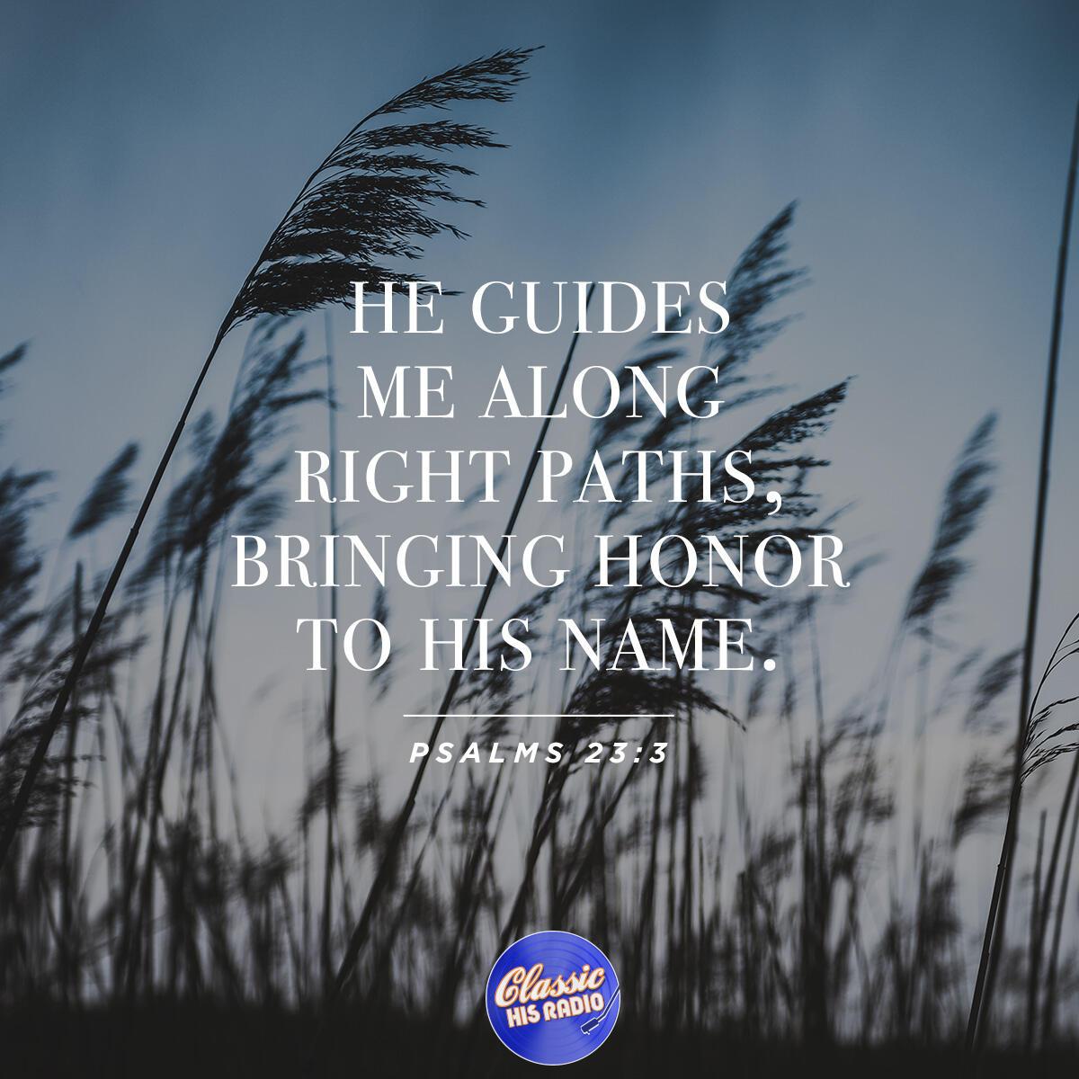 Psalms 23:3 - Verse of the Day