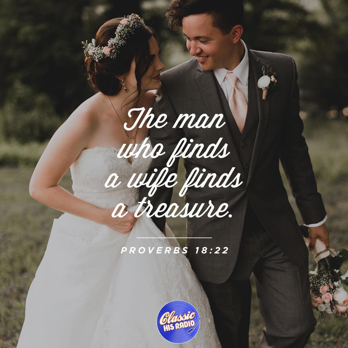 Proverbs 18:22 - Verse of the Day