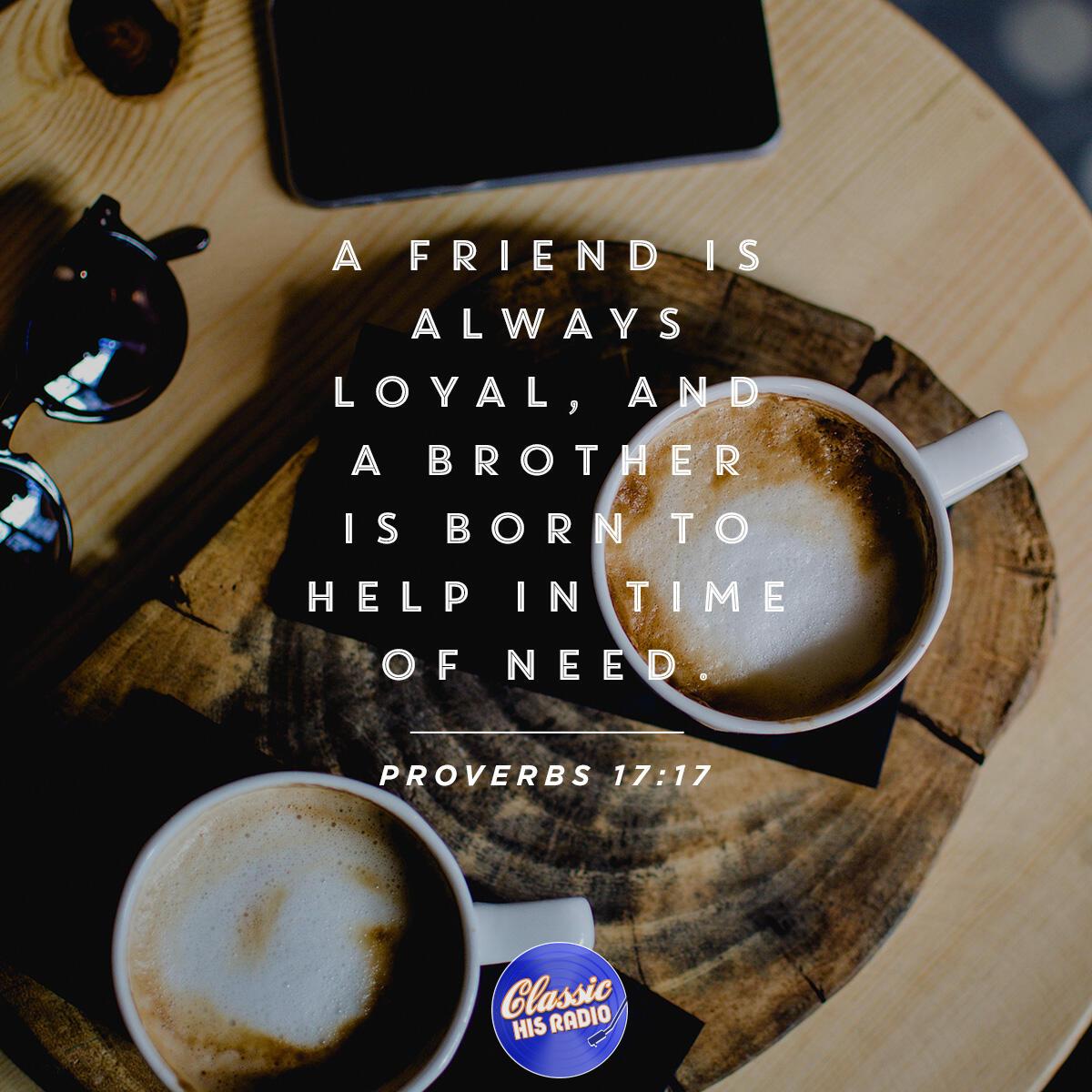 Proverbs 17:17 - Verse of the Day