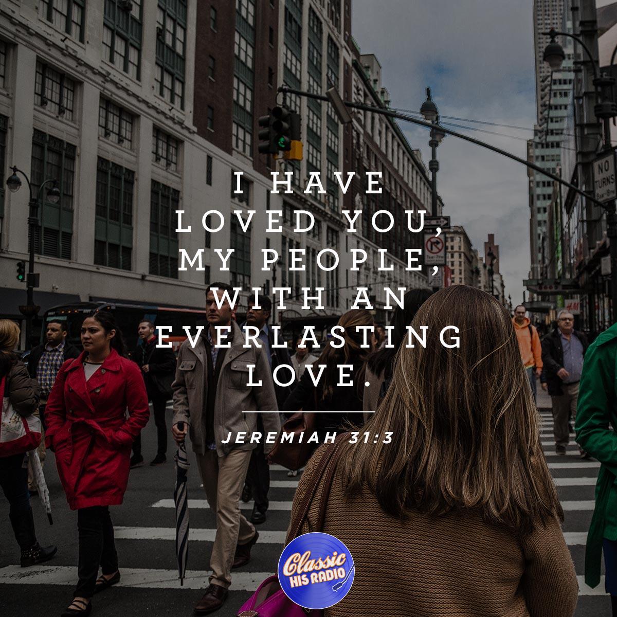 Jeremiah 31:3 - Verse of the Day