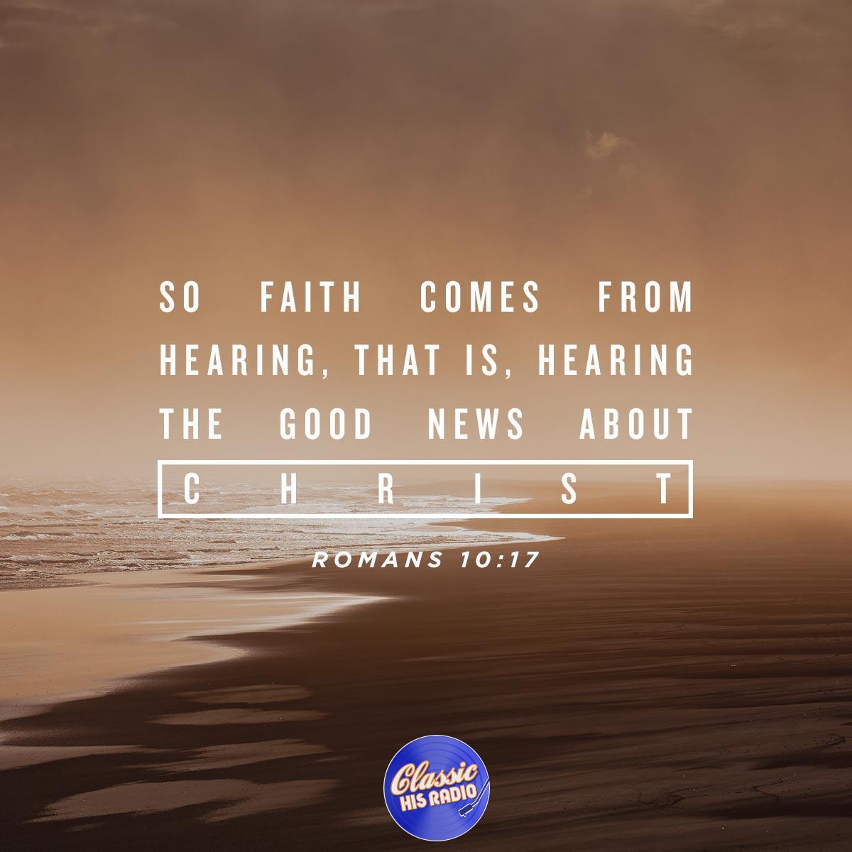 Romans 10:17 - Verse of the Day