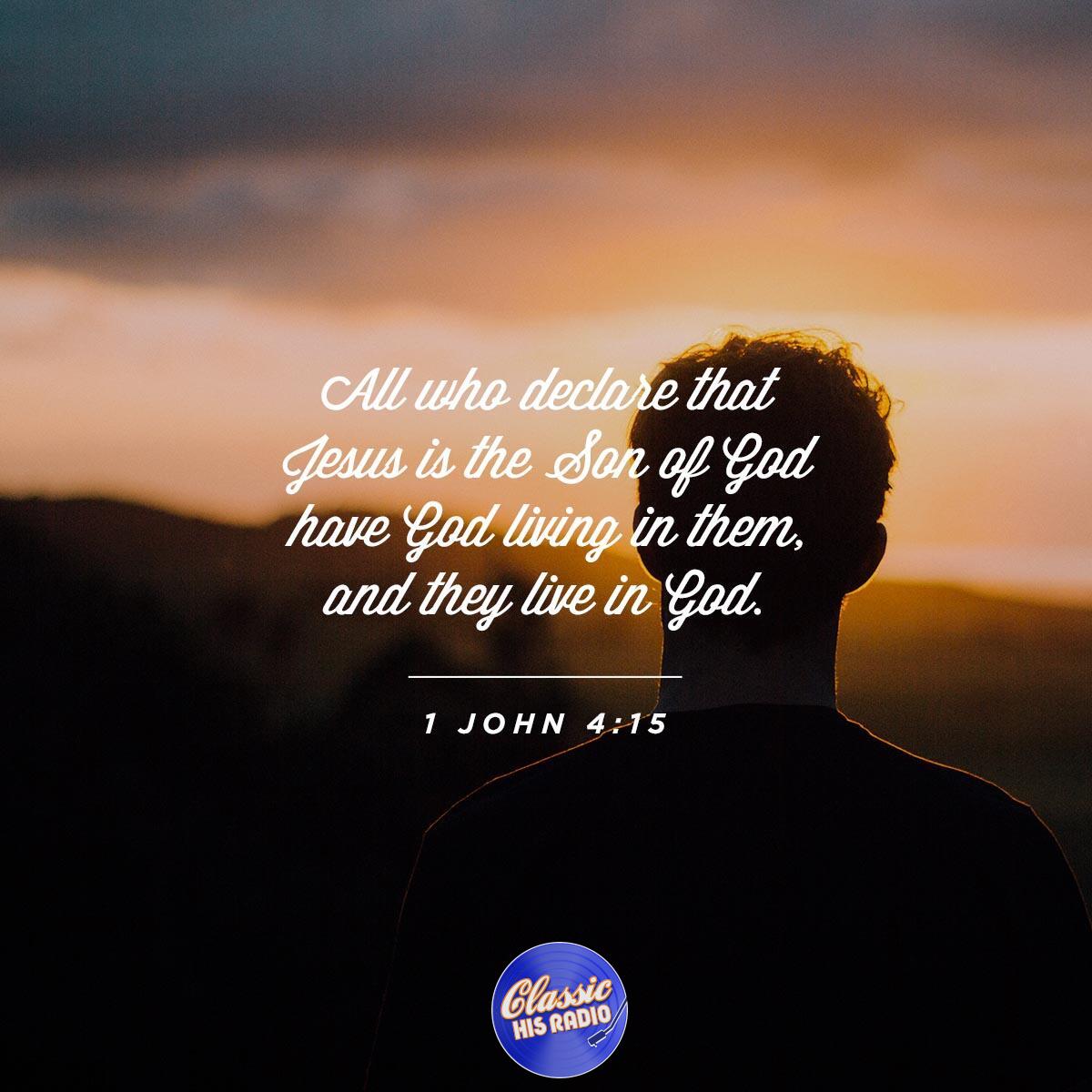 1 John 4:15 - Verse of the Day