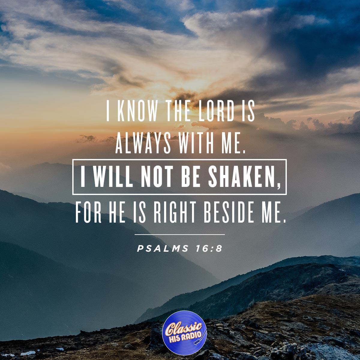 Psalms 16:8 - Verse of the Day