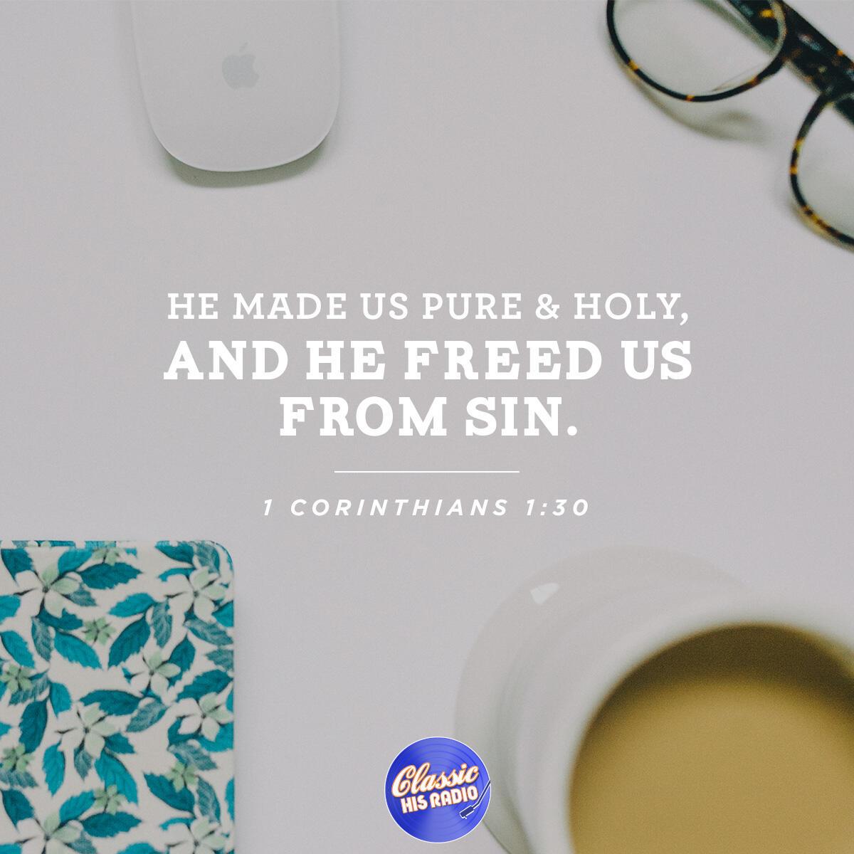 1 Corinthians 1: 30 - Verse of the Day