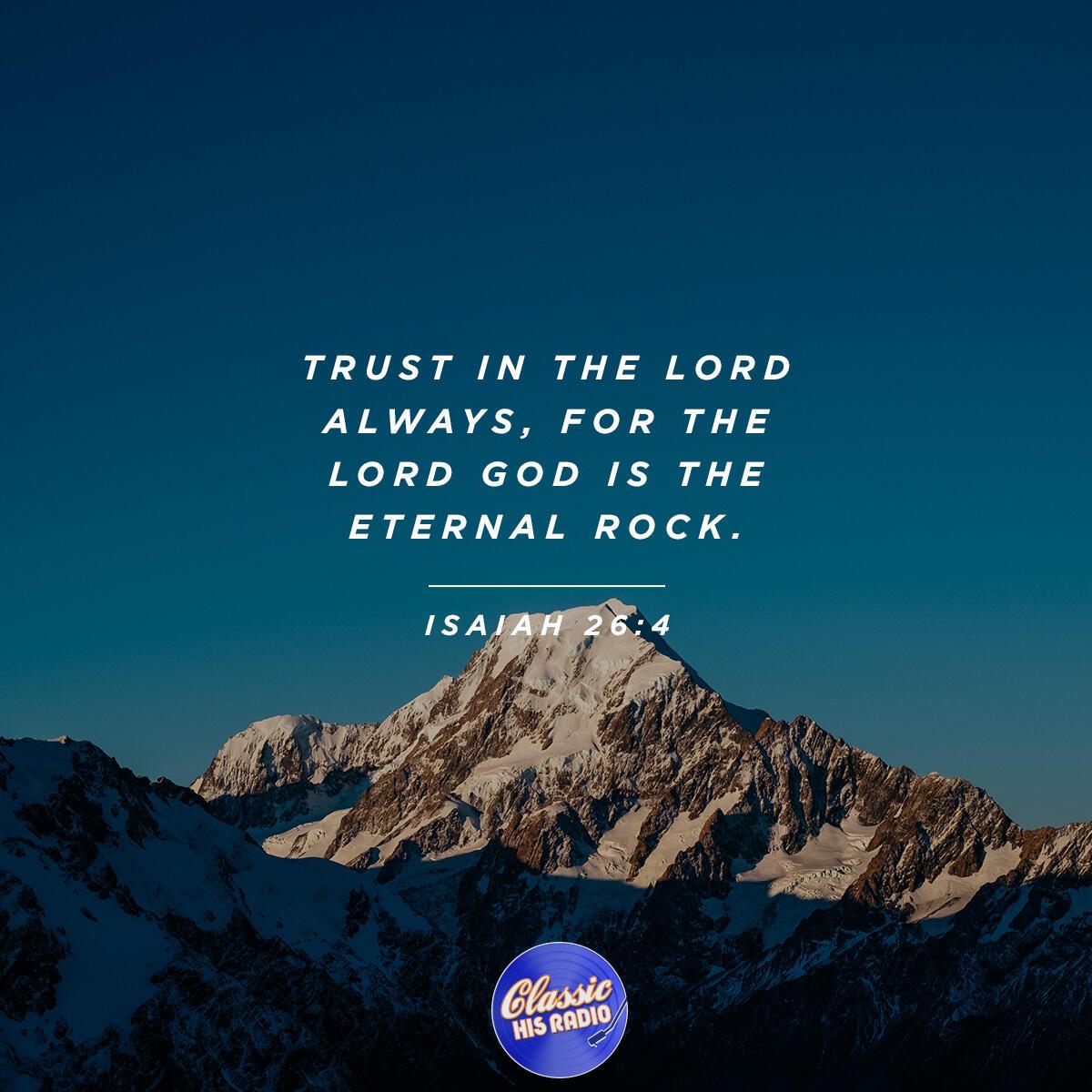 Isaiah 26:4 - Verse of the Day
