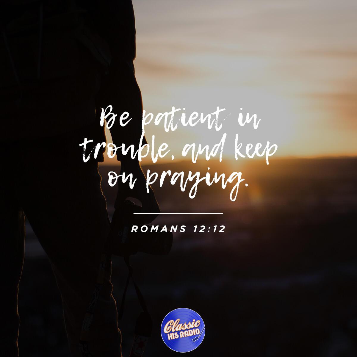 Romans 12:12 - Verse of the Day
