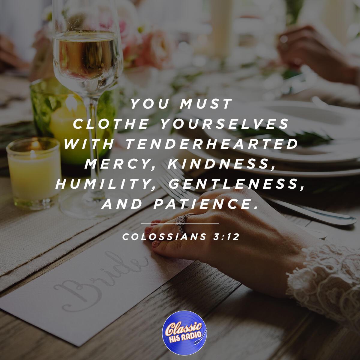 Colossians 3:12 - Verse of the Day