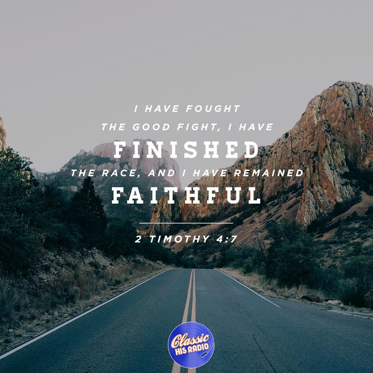 2 Timothy 4:7 - Verse of the Day
