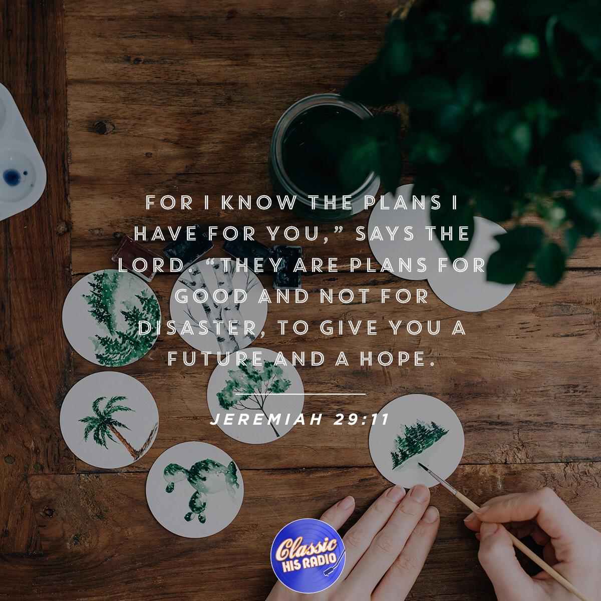 Jeremiah 29:11 - Verse of the Day