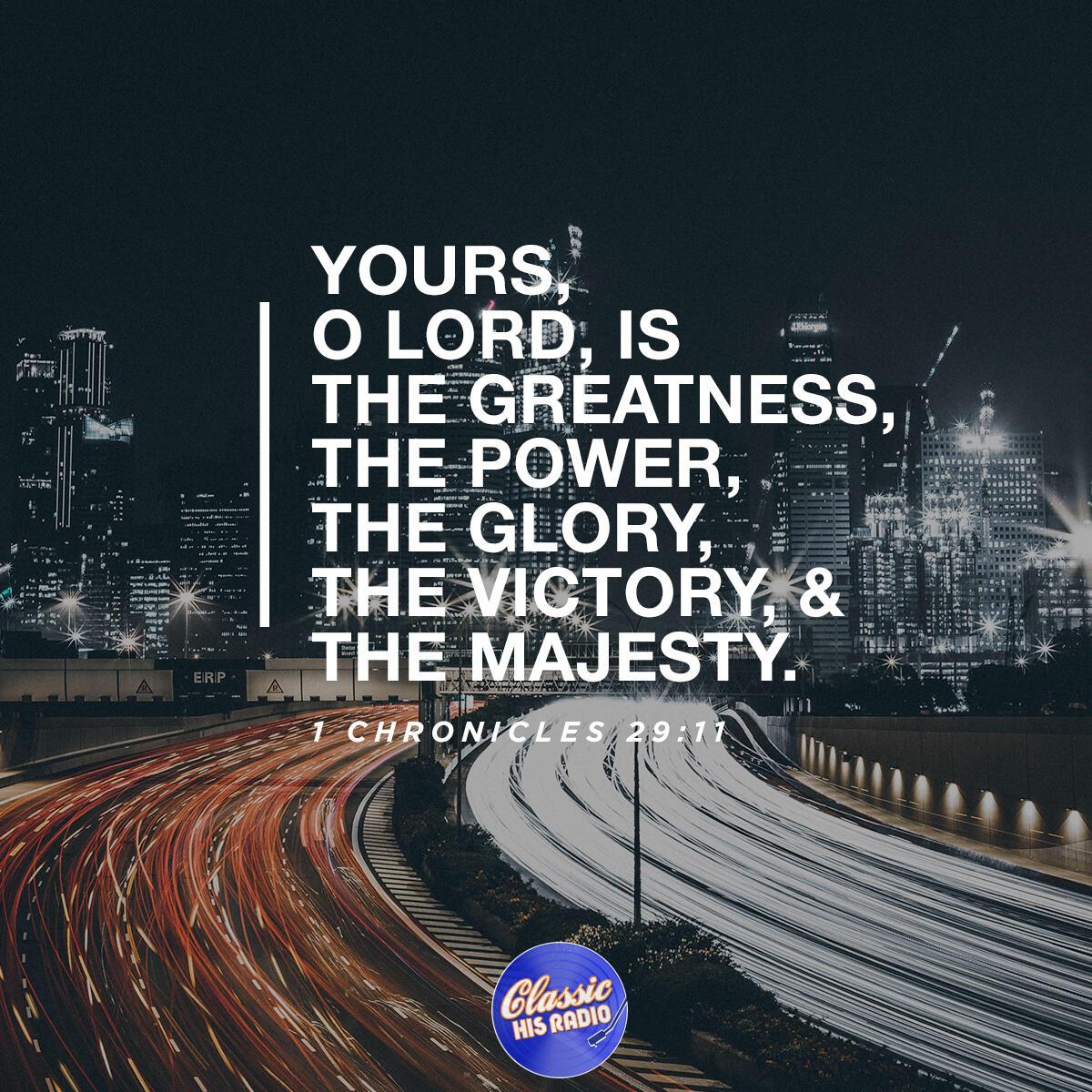 1 Chronicles 29:11 - Verse of the Day