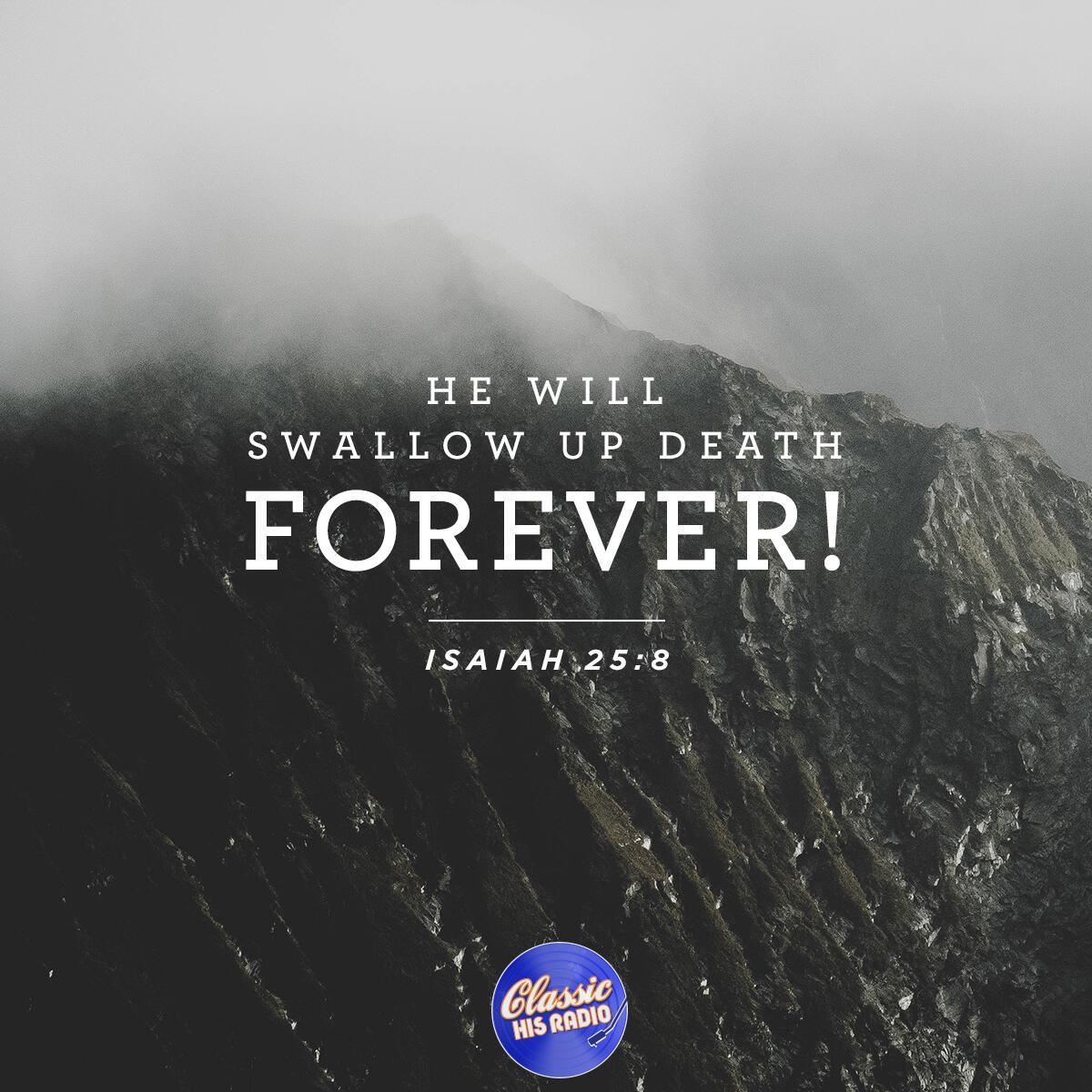 Isaiah 25:8 - Verse of the Day