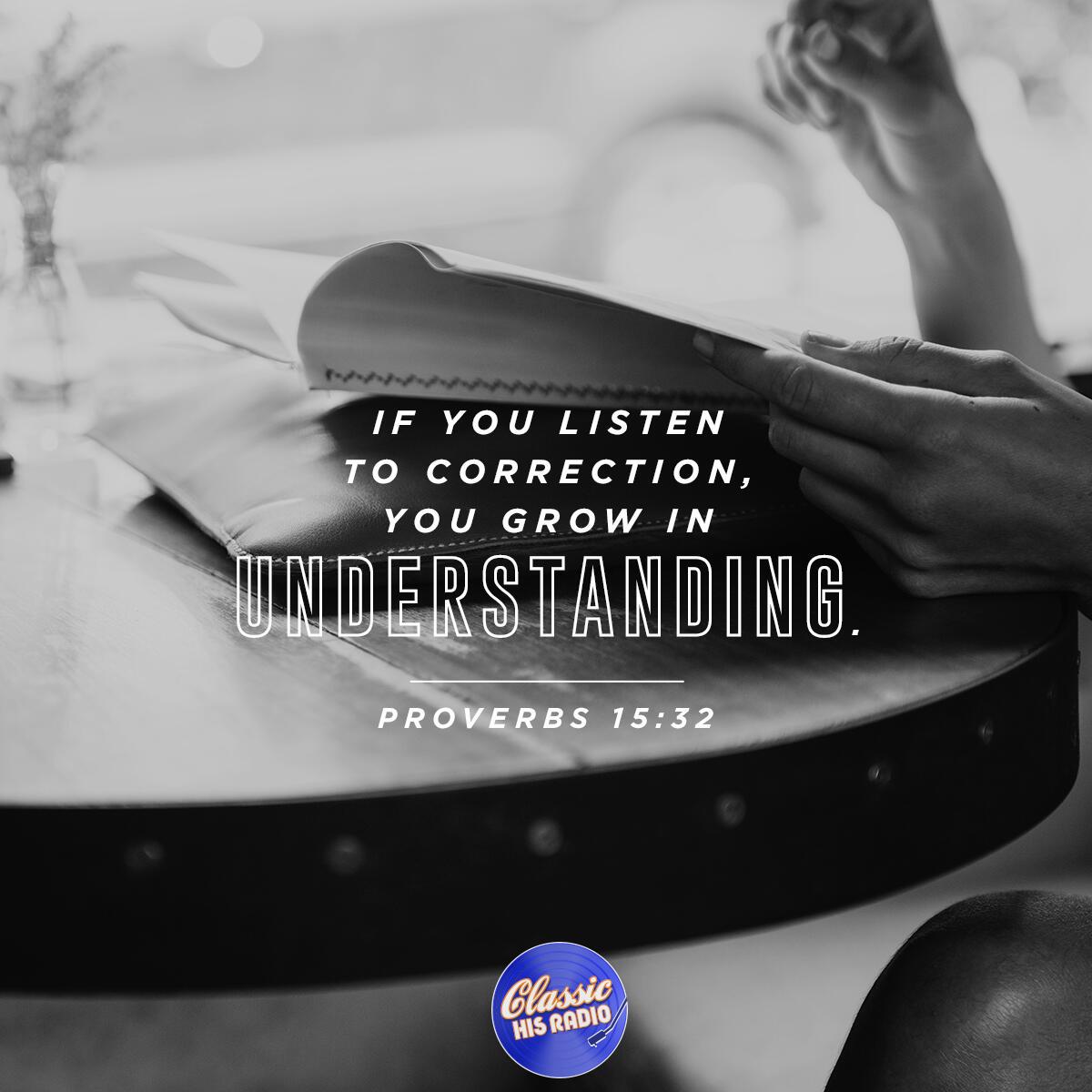 Proverbs 15:32 - Verse of the Day