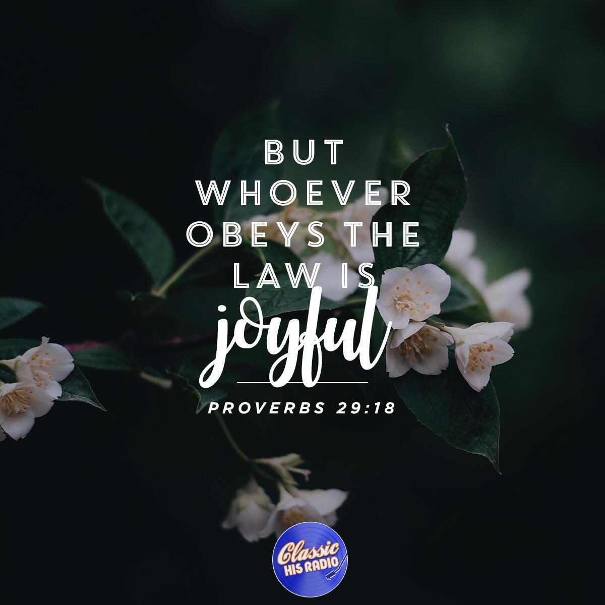Proverbs 29:18 - Verse of the Day