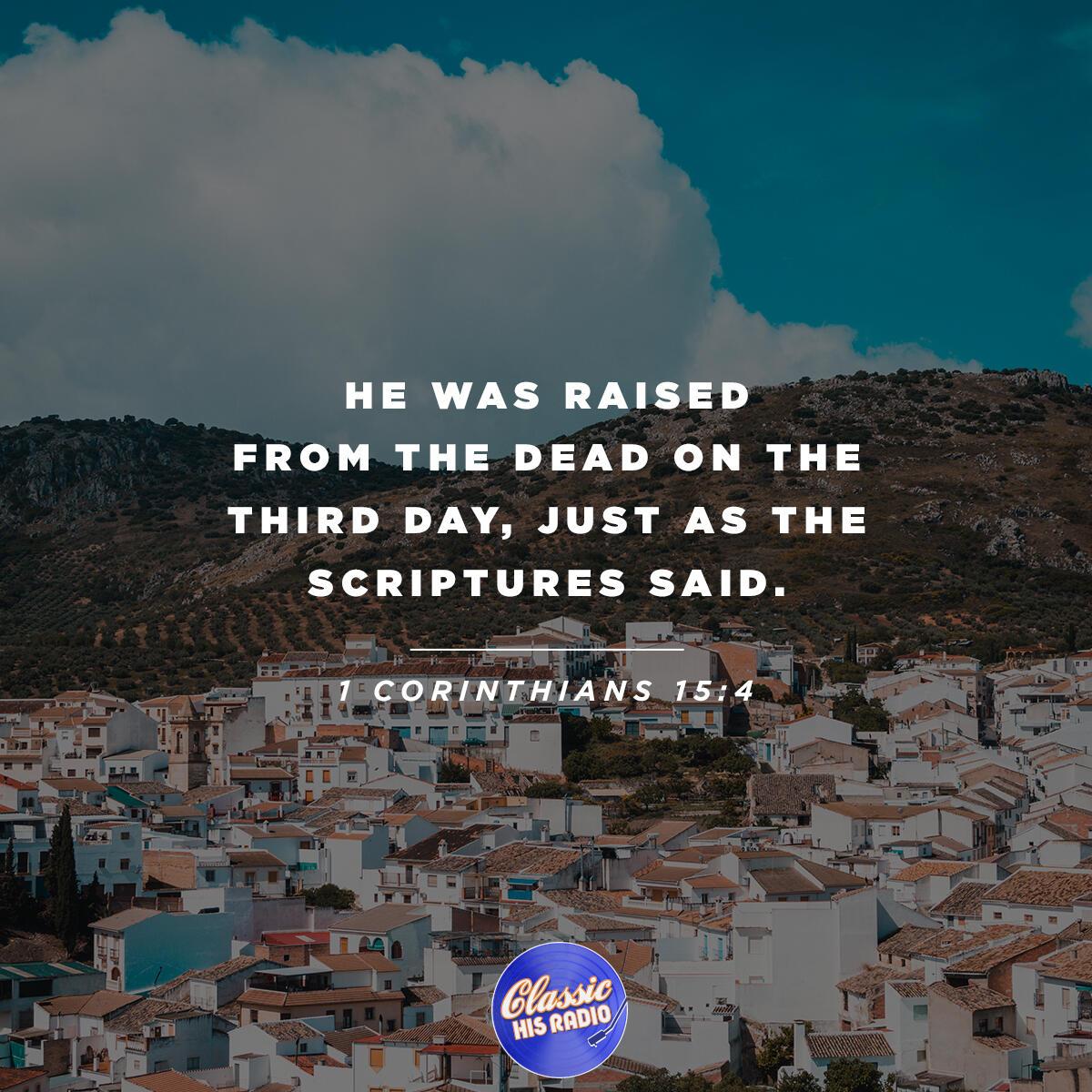 1 Corinthians 15:4 - Verse of the Day