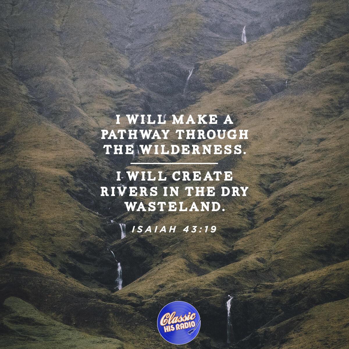 Isaiah 43:19 - Verse of the Day